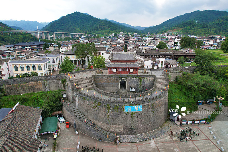 四川广元青川县青溪古城图片素材