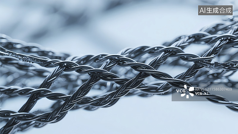【AI数字艺术】碳纳米管结构​图片素材