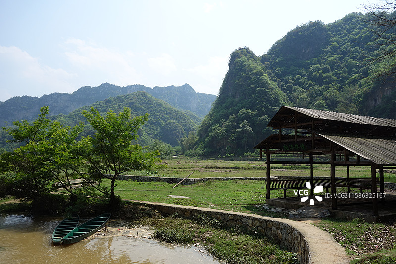 云南省文山州广南县坝美村：桃源洞图片素材