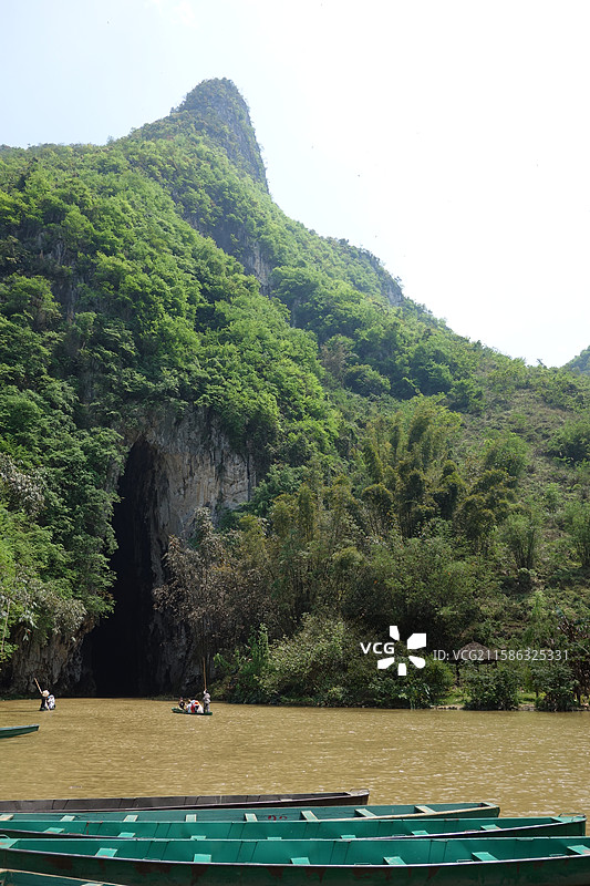 云南省文山州广南县坝美村：桃源洞图片素材