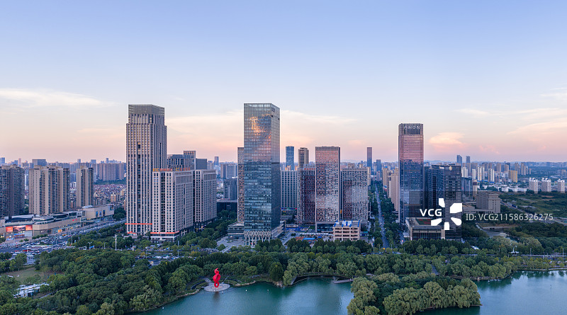 天鹅湖商务中心图片素材