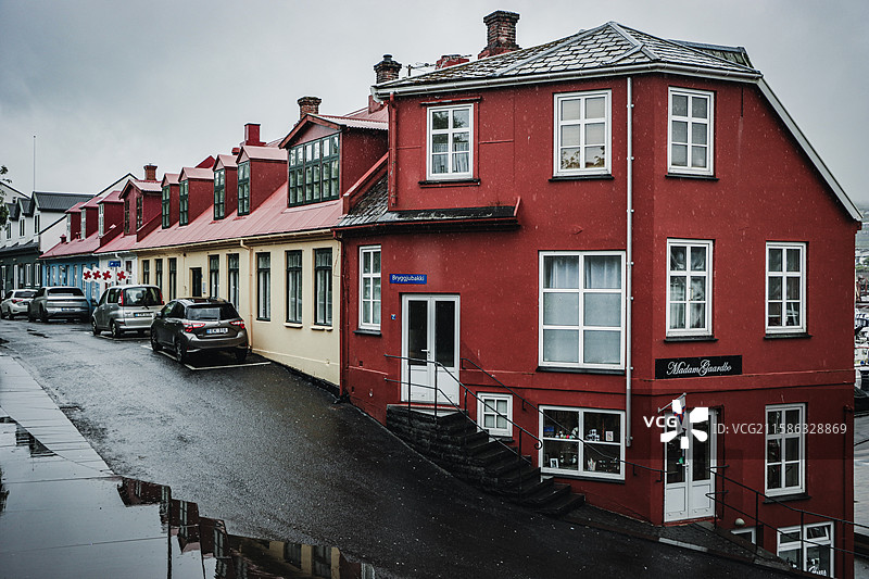 法罗群岛城镇风光图片素材