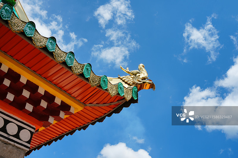 藏庙的一角图片素材