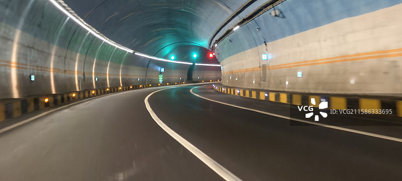 金家庄螺旋隧道（吉尼斯世界纪录认证为“世界最长的公路螺旋隧道”）图片素材