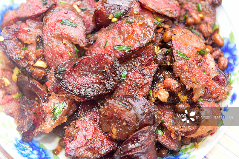 农家腊肠川味腊肠农家腌制香肠图片素材