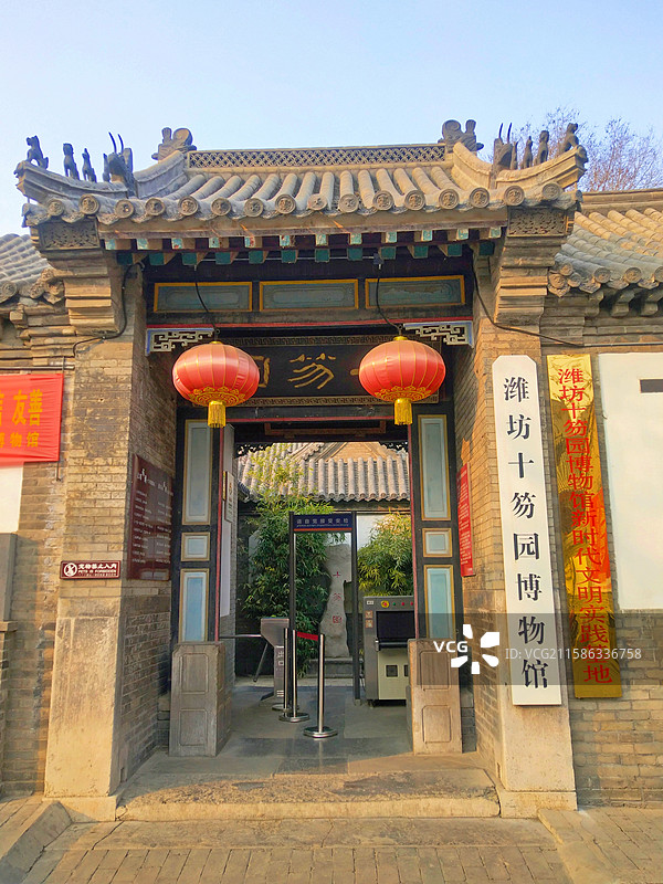 潍坊十笏园博物馆 潍坊市博物馆十笏园分馆图片素材