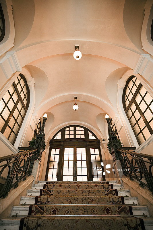 上海外滩二号上海总会大楼旧址上海外滩华尔道夫酒店图片素材