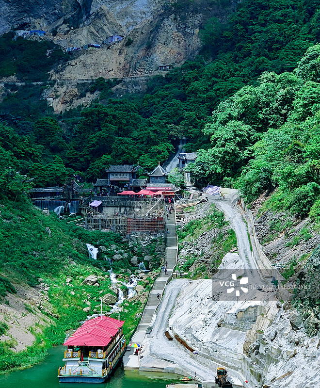 湖北恩施-清江大峡谷-蝴蝶谷图片素材