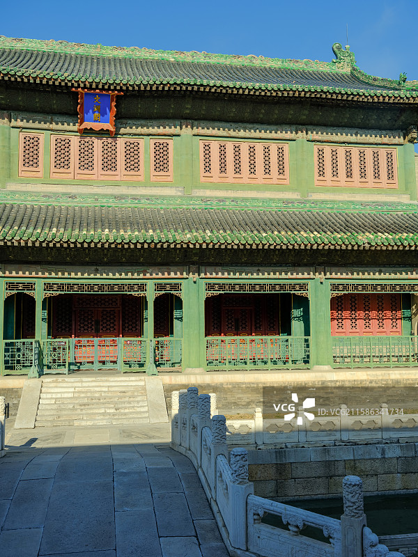 北京故宫博物院（紫禁城）-文渊阁图片素材