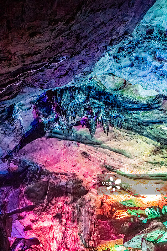 玉华洞 黄泥洞 福建三明将乐县玉华古洞风景名胜 喀斯特地貌溶洞图片素材