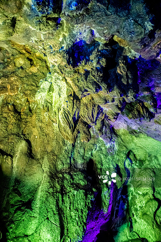 玉华洞 雷公洞 福建三明将乐县玉华古洞风景名胜 喀斯特地貌溶洞图片素材