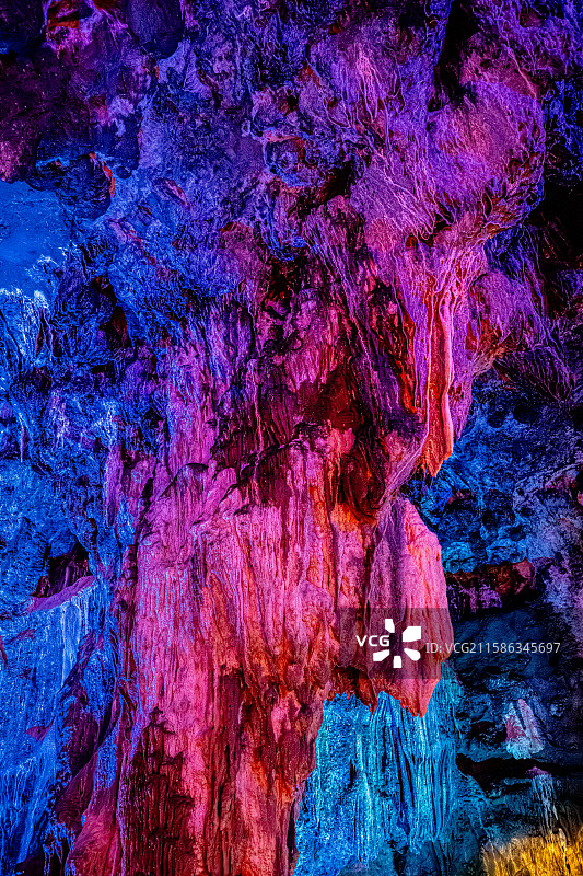 玉华洞 雷公洞 福建三明将乐县玉华古洞风景名胜 喀斯特地貌溶洞图片素材