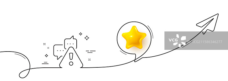 警告线图标注意三角形标志图片素材