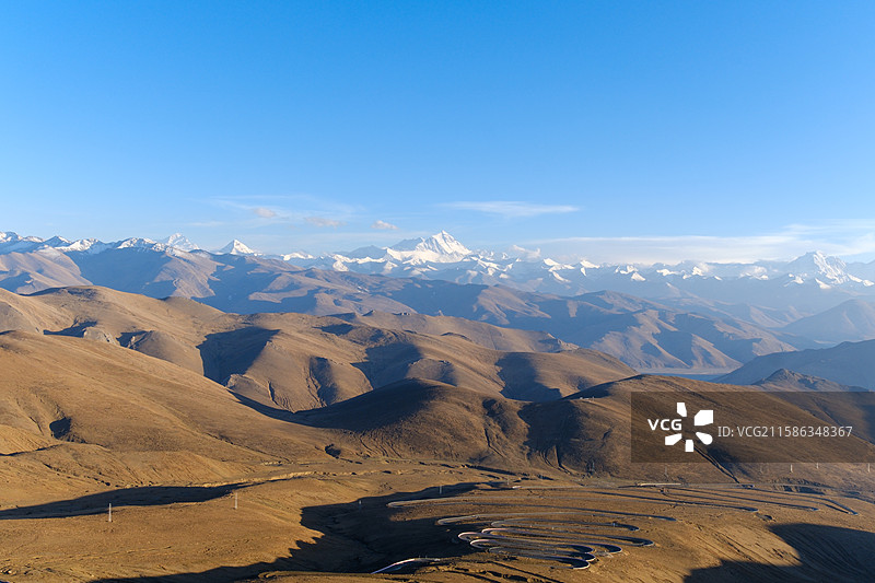 珠穆朗玛峰群图片素材