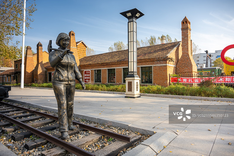 黑龙江佳木斯桦南县百年蒸汽火车旅游区图片素材