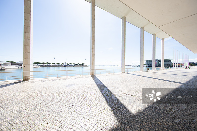 里斯本世博会-葡萄牙国家馆。图片素材