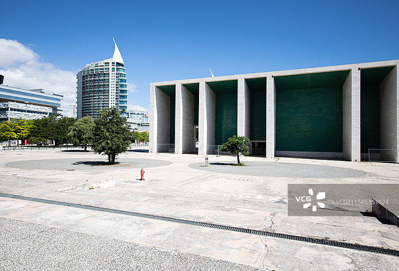 里斯本世博会-葡萄牙国家馆。图片素材