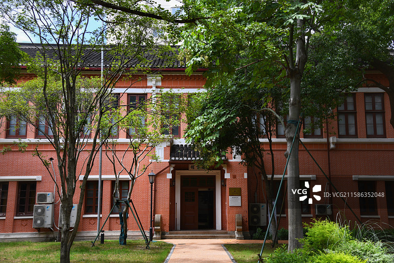 上海华东政法大学 圣约翰大学近代建筑图片素材