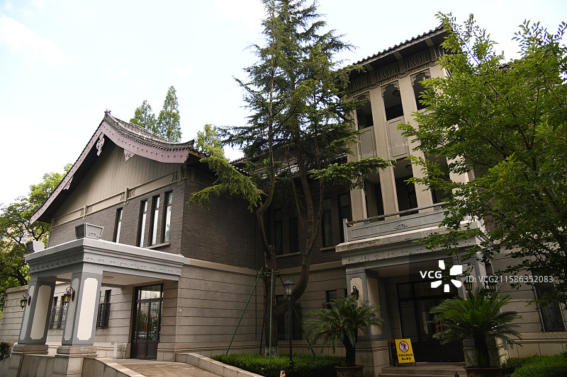 上海华东政法大学 圣约翰大学近代建筑图片素材