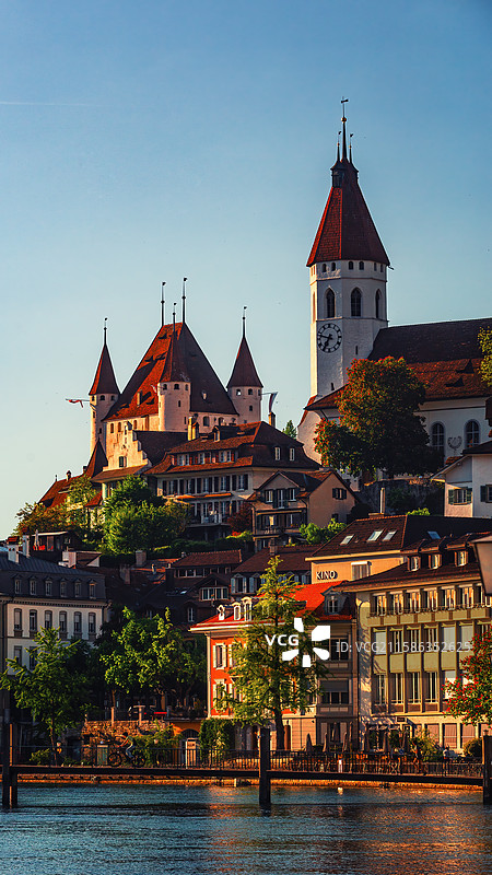 瑞士图恩城堡图片素材