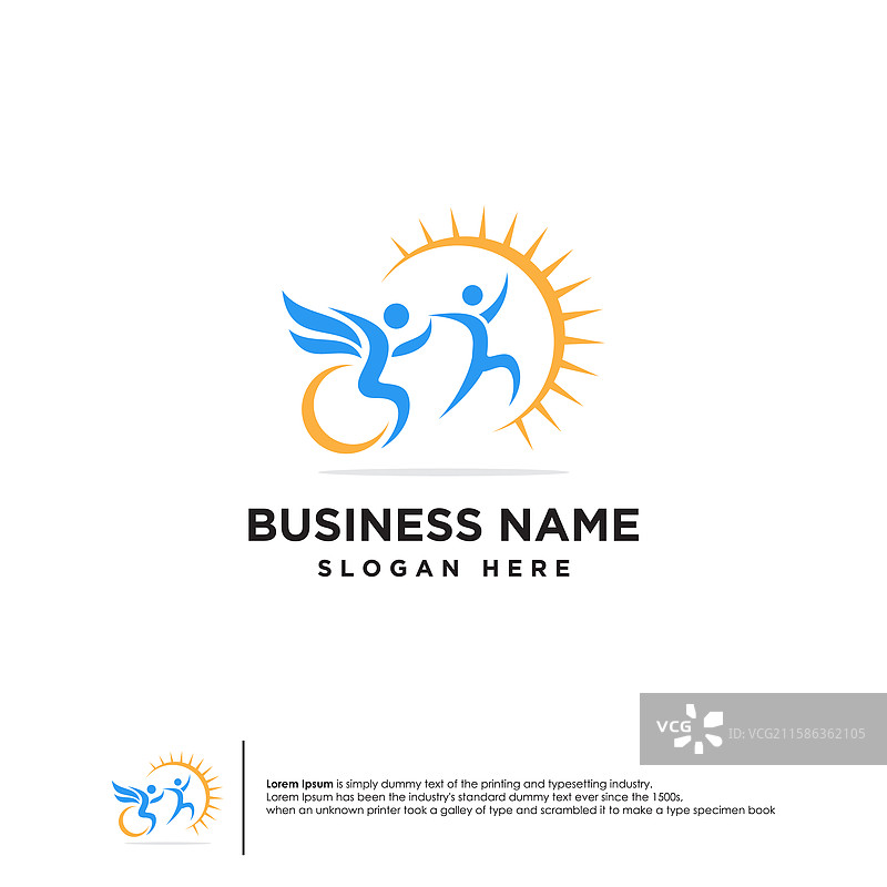 现代充满激情的残疾人士图片素材