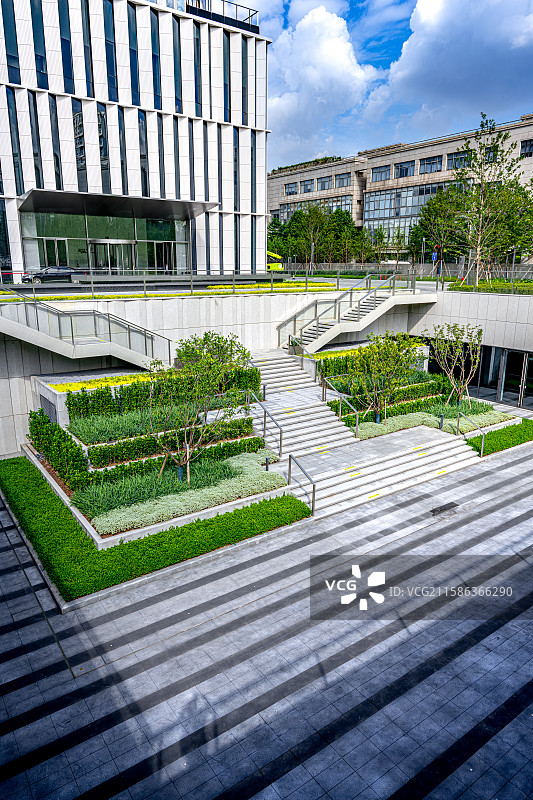 上海漕河泾开发区凤凰园二期办公楼 AECOM建筑设计 棱镜流光 徐汇区漕宝路1015号 科创产业园区图片素材