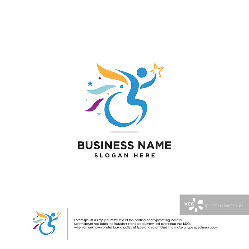 残疾运动员图标用于体育赛事图片素材