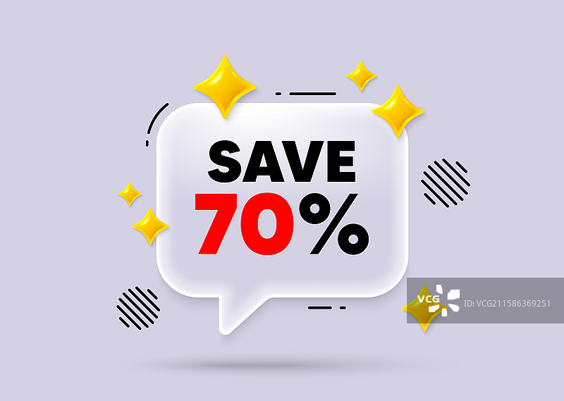 节省70%的折扣优惠价格图片素材