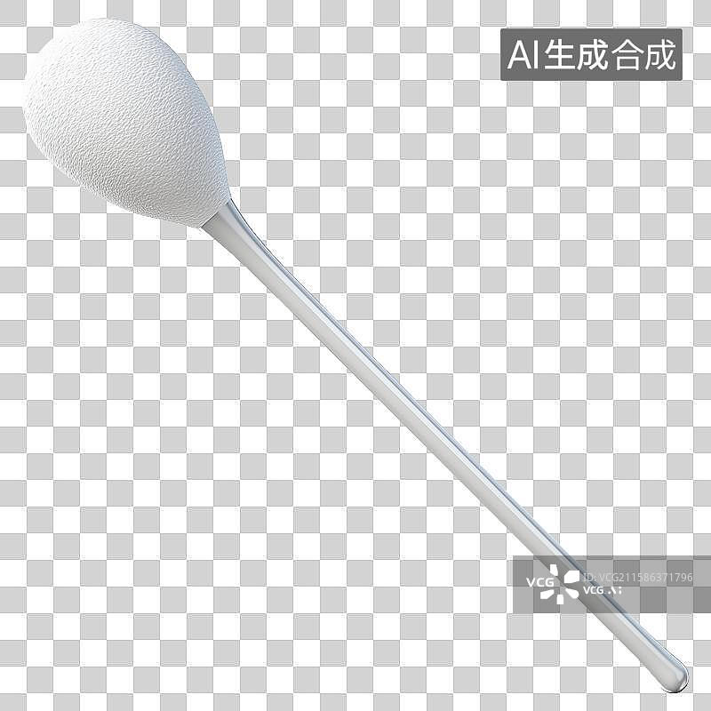 【AI数字艺术】3D风格医疗主题之棉签元素图片素材