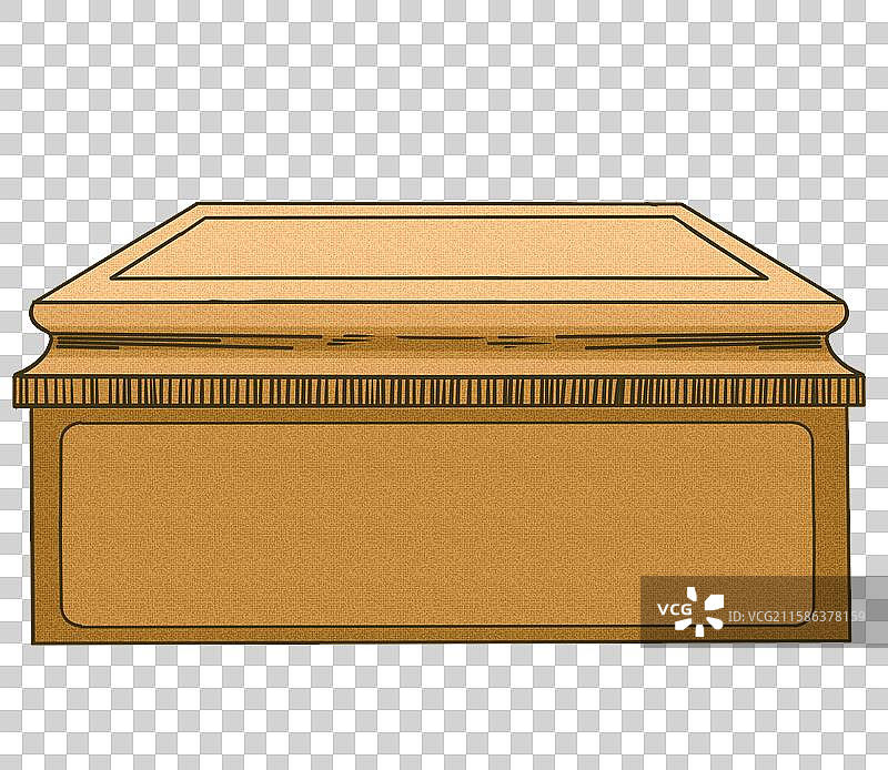 古风木质茶几图片素材