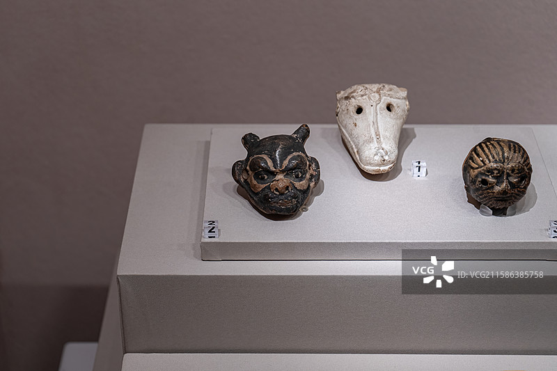 河南博物院藏宋陶埙图片素材