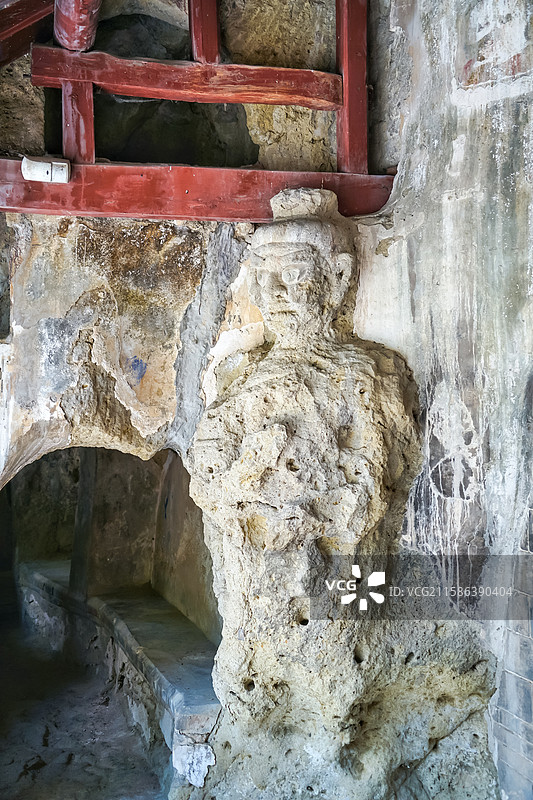 辽宁锦州义县万佛堂石窟图片素材