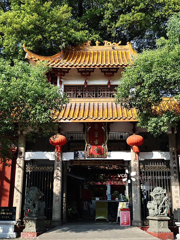 江西赣州章贡区寿量古寺图片素材