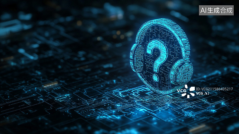 【AI数字艺术】数字化客服的疑问解答图片素材