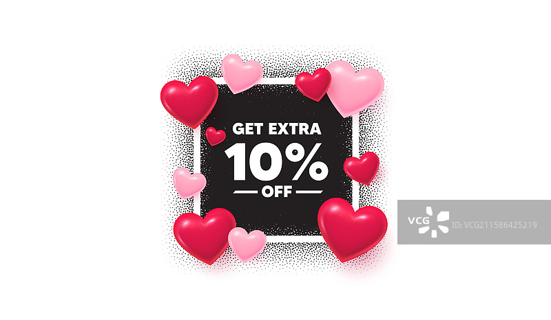额外10%折扣优惠标志图片素材
