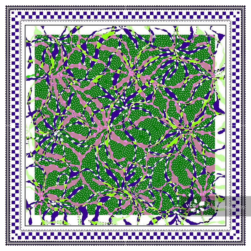 方形点状迷彩纹理印花图案图片素材