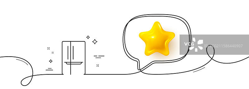 双室冰箱线条图标图片素材