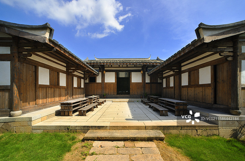 福州历史建筑梁厝古民居图片素材