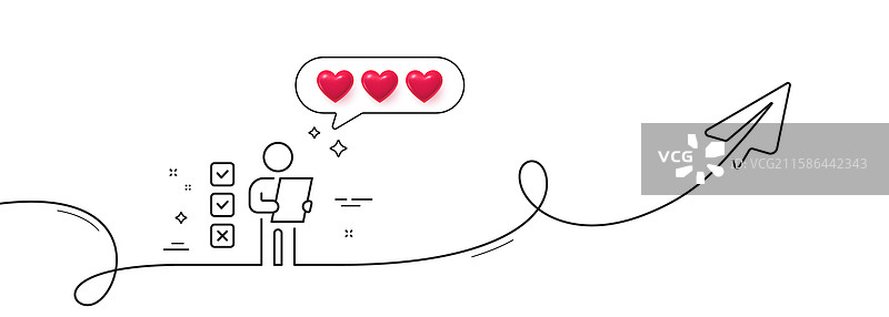 投票选票纸线条图标 投票清单标志图片素材