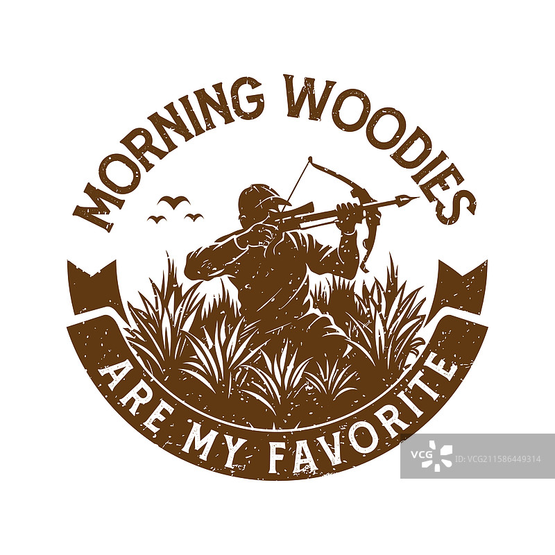 早晨的木头是我最喜欢的复古狩猎。图片素材