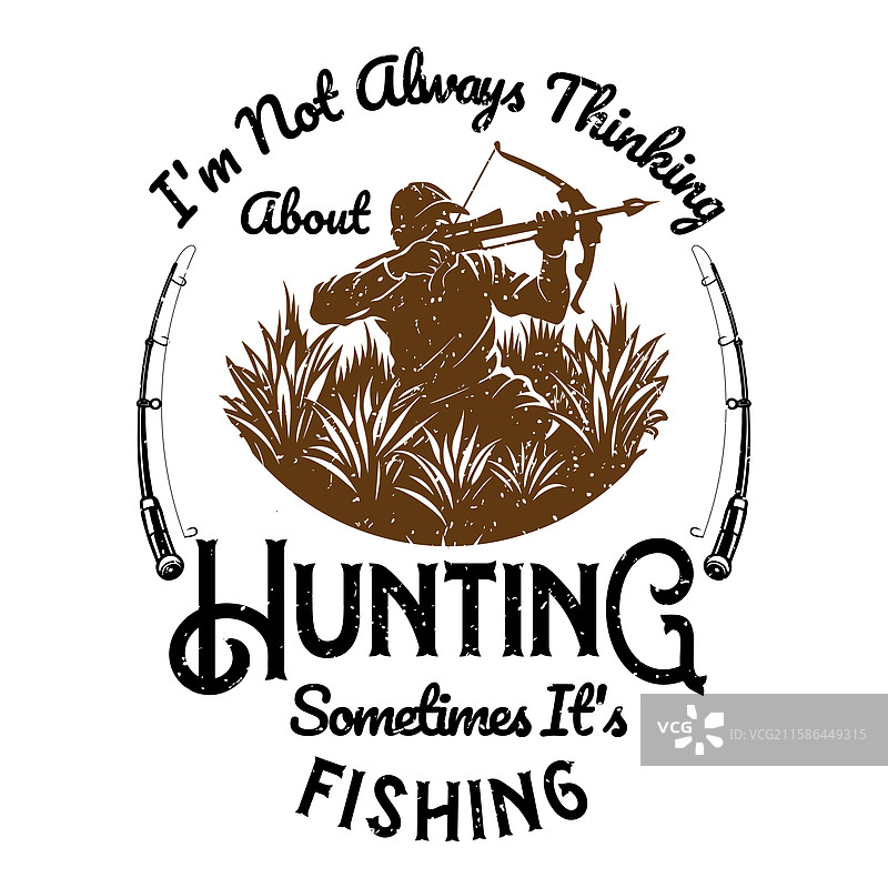 我并不总是想着狩猎，有时也会想其他事情。图片素材