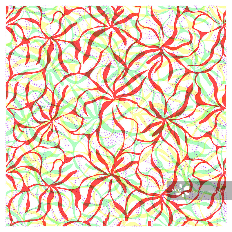 花叶迷彩印花围巾设计图片素材