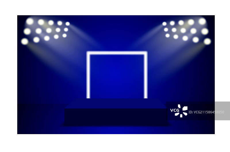 极简主义的抽象3D讲台背景图片素材