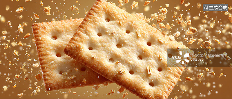 【AI数字艺术】香脆饼干的诱惑图片素材