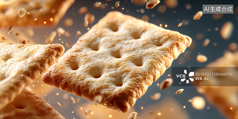 【AI数字艺术】香脆饼干的诱惑图片素材