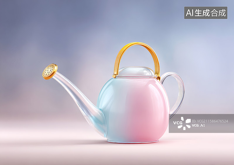 【AI数字艺术】一只卡通喷壶图片素材