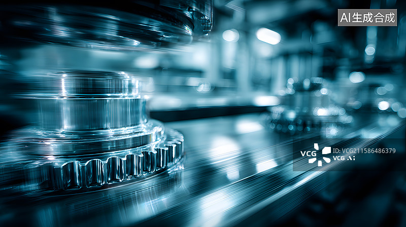 【AI数字艺术】机械动力之源图片素材