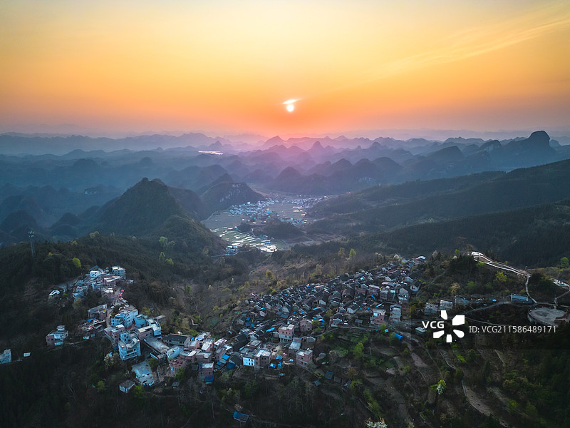 广东清远市油岭瑶寨自然风光图图片素材