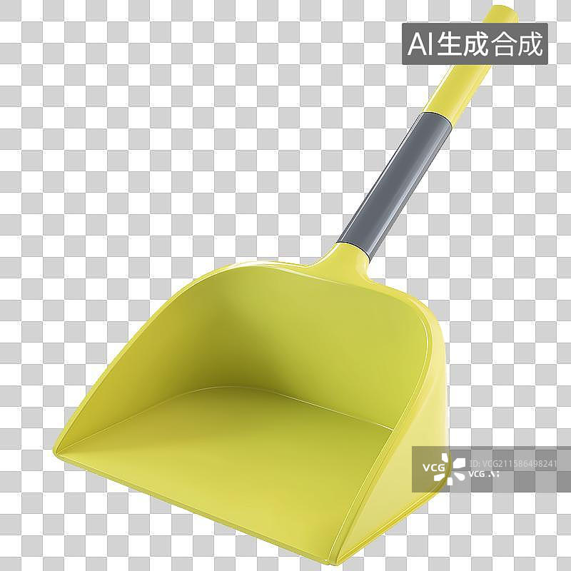 【AI数字艺术】3D风格家居主题之畚斗元素图片素材