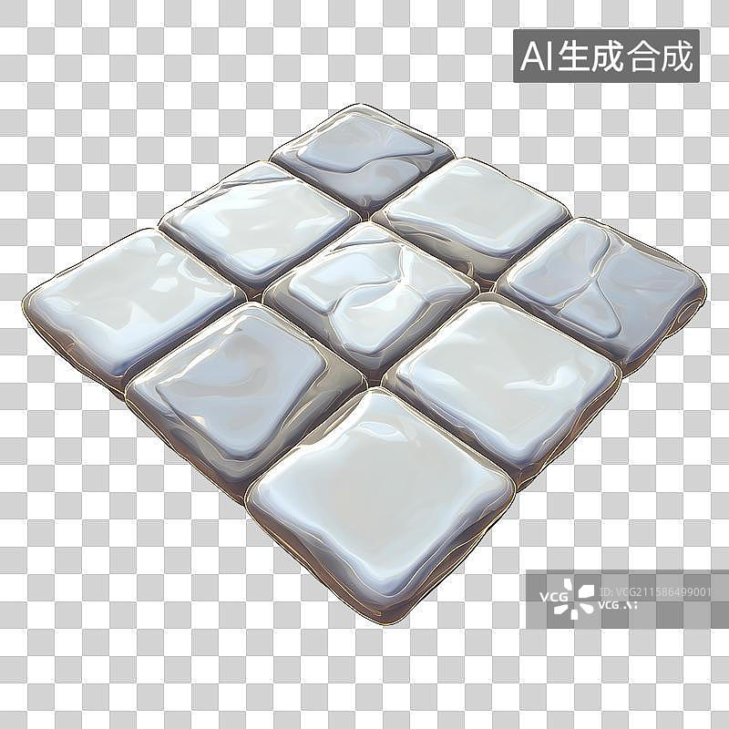 【AI数字艺术】3D家居风格瓷质砖元素图片素材